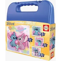 Disney Stitch My First Puzzle Blau Kinder Blau One Size