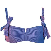 Naturana Badmode Gemoldefer Bikini BH Dames | Grösse: 40 | Farbe: Blau/Pink