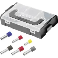 Cimco Aderendhülsen-Sortiment, L-BOXX Mini AE, 600-teilig, 0,75–10mm², 1 Stk.