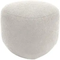 DELUKE Sitzhocker SUMIR Stoff Creme 52x48x32cm Hocker Schlafzimmer Polsterhocker Wohnzimmer Sitzbank Esszimmer