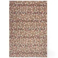 KADIMA DESIGN Flachgewebe Teppich | Modernes Rautenmuster | Strapazierfähig & Pflegeleicht | Fußbodenheizung geeignet | 200x290cm