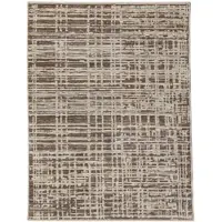 KADIMA DESIGN Teppich recycelt | Abstraktes lineares Design | Modern & Langlebig | Mit dezentem Glanz | Fußbodenheizung geeignet | 200x300cm