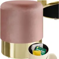 TecTake - Sitzhocker Sarina rosa - 403958