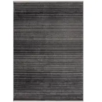 KADIMA DESIGN Teppich Modern Gestreift | Pflegeleicht & Strapazierfähig | Kurzflor mit Boho-Quasten | 200x300cm