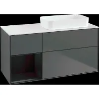 Villeroy & Boch V&B Waschtischunterschrank FINION 1200x603x501mm m Apl. Gl wh ma Regalelem