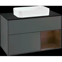 Villeroy & Boch V&B Waschtischunterschrank FINION 1000x603x501 Abdpl bl Reg Wln Ve/anth ma