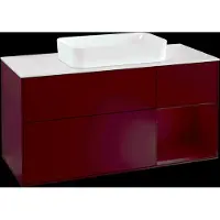 Villeroy & Boch V&B Waschtischunterschrank FINION 1200x603x501 Abdpl wh Reg Peony/Peony