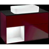 Villeroy & Boch V&B Waschtischunterschrank FINION 1000x603x501mm m Apl. Gl bl ma Regalelem