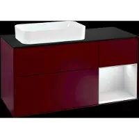 Villeroy & Boch V&B Waschtischunterschrank FINION 1200x603x501 Abdpl bl Reg wh ma/Peony