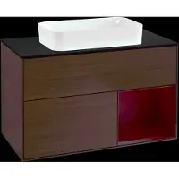 Villeroy & Boch V&B Waschtischunterschrank FINION 1000x603x501mm m Apl. Gl bl ma Regalelem