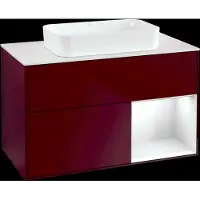 Villeroy & Boch V&B Waschtischunterschrank FINION 1000x603x501mm m Apl. Gl wh ma Regalelem