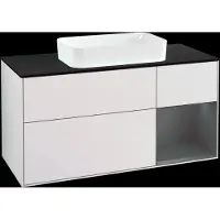 Villeroy & Boch V&B Waschtischunterschrank FINION 1200x603x501mm m Apl. Gl bl ma Regalelem