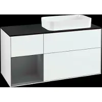 Villeroy & Boch V&B Waschtischunterschrank FINION 1200x603x501mm m Apl. Gl bl ma Regalelem