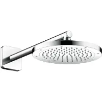 Hansgrohe AXOR ShowerSolutions Duschkopf 245 1 Strahlart wassersparend+, 35389000, Farbe: Chrom