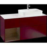 Villeroy & Boch V&B Waschtischunterschrank FINION 1200x603x501 Abdpl wh Reg Wln Ve/Peony