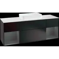 Villeroy & Boch V&B Waschtischunterschrank FINION 1600x603x501 Abdpl wh Reg anth ma/bl ma