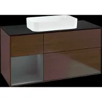 Villeroy & Boch V&B Waschtischunterschrank FINION 1200x603x501mm m Apl. Gl bl ma Regalelem