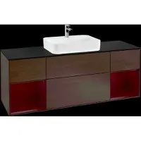Villeroy & Boch V&B Waschtischunterschrank FINION 1600x603x501 Abdpl bl Reg Peony/Wln Ve