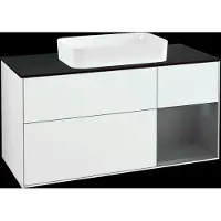 Villeroy & Boch V&B Waschtischunterschrank FINION 1200x603x501 Abdpl bl Reg anth ma/gls wh
