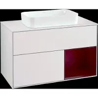 Villeroy & Boch V&B Waschtischunterschrank FINION 1000x603x501mm m Apl. Gl wh ma Regalelem