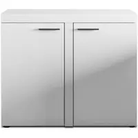 AX Living Schmal Kommode Spacoro 2T – Eleganz für Ihr Zuhause, Weiß