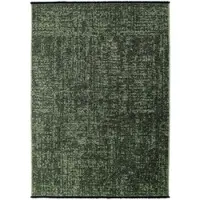 KADIMA DESIGN Teppich Schlafzimmer Unifarben Elegant Waschbar Wohnzimmer Esszimmer Pflegeleicht Grün 140x200 cm OEKO-TEX – TITLIS von