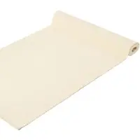 Homescapes TISCHLÄUFER creme 44/178 cm, 100% Baumwolle