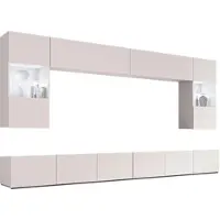 AX Living Wohnwand Modern Kossana 1 – 300 cm Breite, Beige