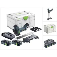 Festool ISC 240 EB-Basic Akku Dämmstoffsäge 18 V 240 mm + 2x Akku 3,0 Ah + Ladegerät + Systainer