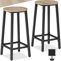 TecTake Set Barhocker Corby Sitzhöhe 66 cm