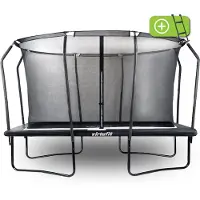 VirtuFit Premium-Trampolin mit Sicherheitsnetz – rechteckig – 244 x 366 cm