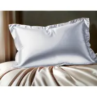 Royal Textile Sleeptime Glossy Weiß Kopfkissenbezug 60 x 70 cm