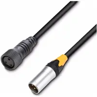 Cameo AD In IP65 3 Pin DMX Adapter 1m