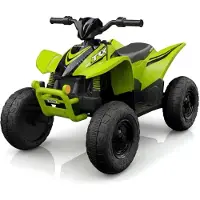 Vrooomy Honda TRX90X Kinder Elektroquad 12V (3–6 Jahre) – Offiziell Lizenziert, mit EVA-Reifen, 4x Motoren & Bluetooth – Kinder Quad Elektrofahrzeug – Grün