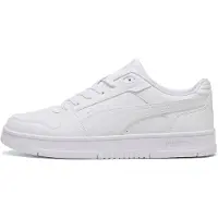 Puma Unisex Rebound SLAM LO Sneaker, White-Glacial Gray, 43.5 EU