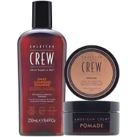 American Crew Daily Shampoo & Pomade Set - 250+85ml