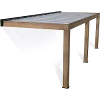 Canopia Helsinki 373 Terrassenüberdachung aus Holz 3x7,5 m