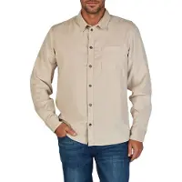 Riverso Cordhemd Herren Langarm Regular Fit RIVMorten Regular Fit Beige 3XL