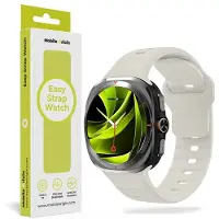 Mobile Origin Easy Strap Silicone Galaxy Watch Ultra 47mm Starlight