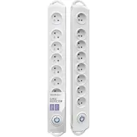 Qoltec 50293, 8 AC-Ausgänge, 230 V, 50 Hz, 10 A, 2200 W, 10 A