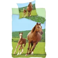 BrandMac Horse With Foal 140 X 200 Cm (1000513) Bettwäsche-set