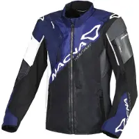 Macna Sigil Motorrad Textiljacke, schwarz/blau/weiß, M