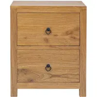 Vente-unique Nachttisch Pilabo Naturfarben Hell 45 cm