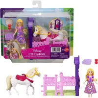 Disney Princess STORYTIME STACKERS Rapunzel's Royal Stable, Make-up-/Styling-Puppenkopf, Weiblich, 3 Jahr(e), Junge/Mädchen, 135 mm, Mehrfarbig