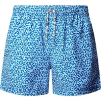 Pepe Jeans für Herren. PMB100011 Badeanzug mit blauem Aufdruck (XL), Strandbekleidung, Polyester