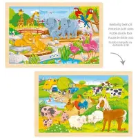 Goki GmbH & Co.KG Einlegepuzzle Bauernhof/Zoo Sonstige Sonstige