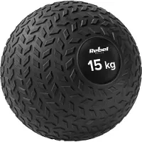Rebel Kleiner Medizinball für Rehabilitationsübungen, Slam Ball, 23 cm, 15 kg, ACTIVE