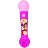 Disney Princess Prinzessinnen Leuchtmikrofon mit Melodien & Soundeffekten | Gr.: onesize