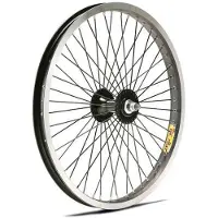 Gurpil Bmx-Vorderrad Nabe mit 48 Speichen Achse 9.5 aus Aluminium