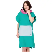 Deproc Active Poncho "Badeponcho PARLEE BEACH" Badeponcho mit großer Kängurutasche und Innentasche